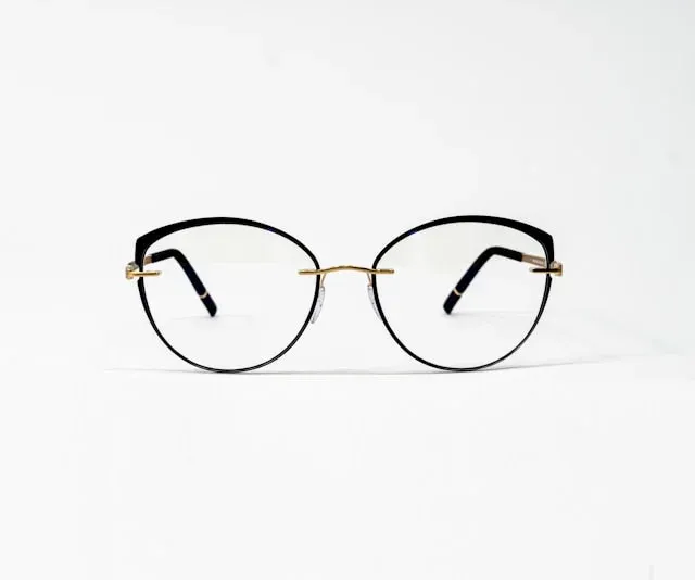 Detalle de montura de gafas