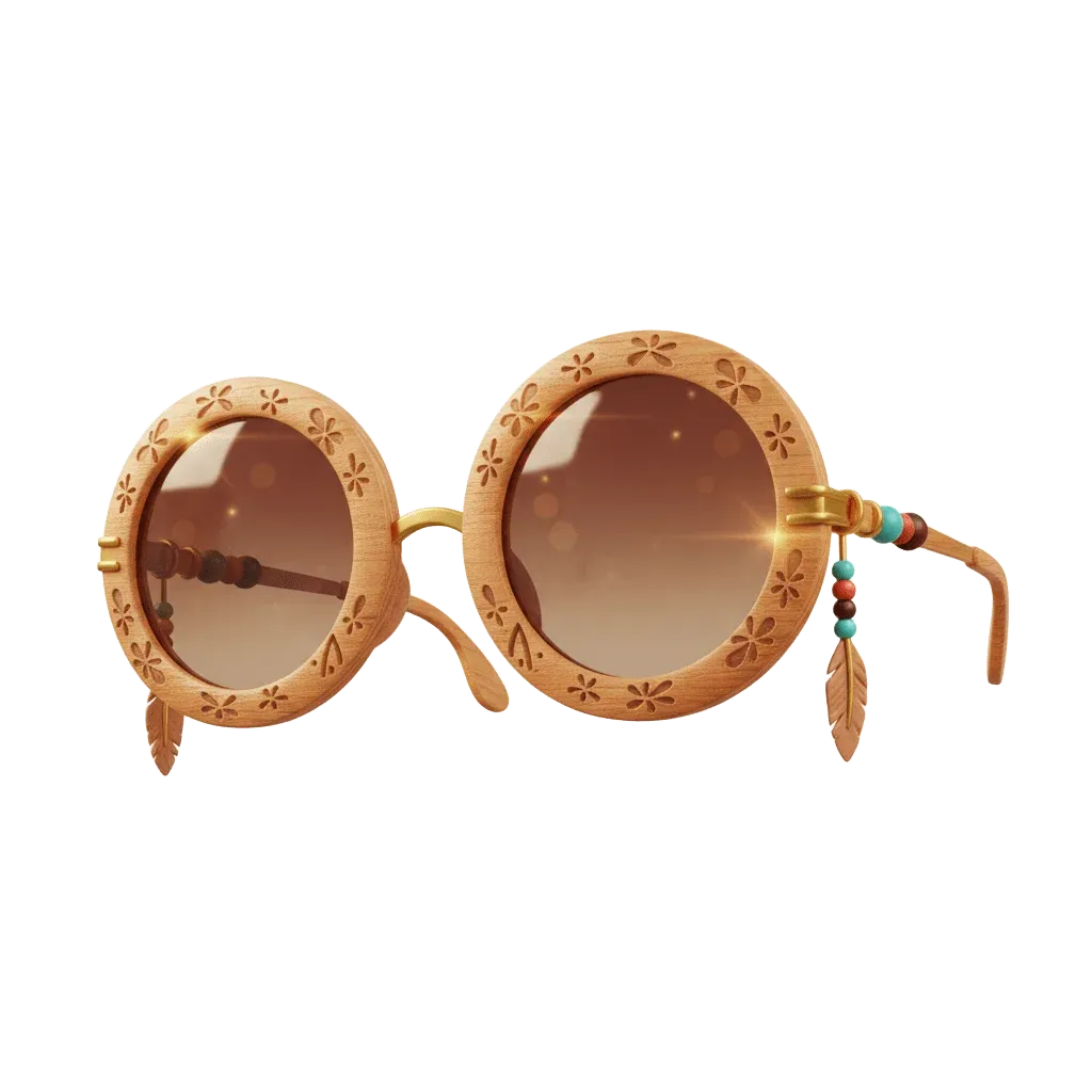 Gafas con estilo elegante